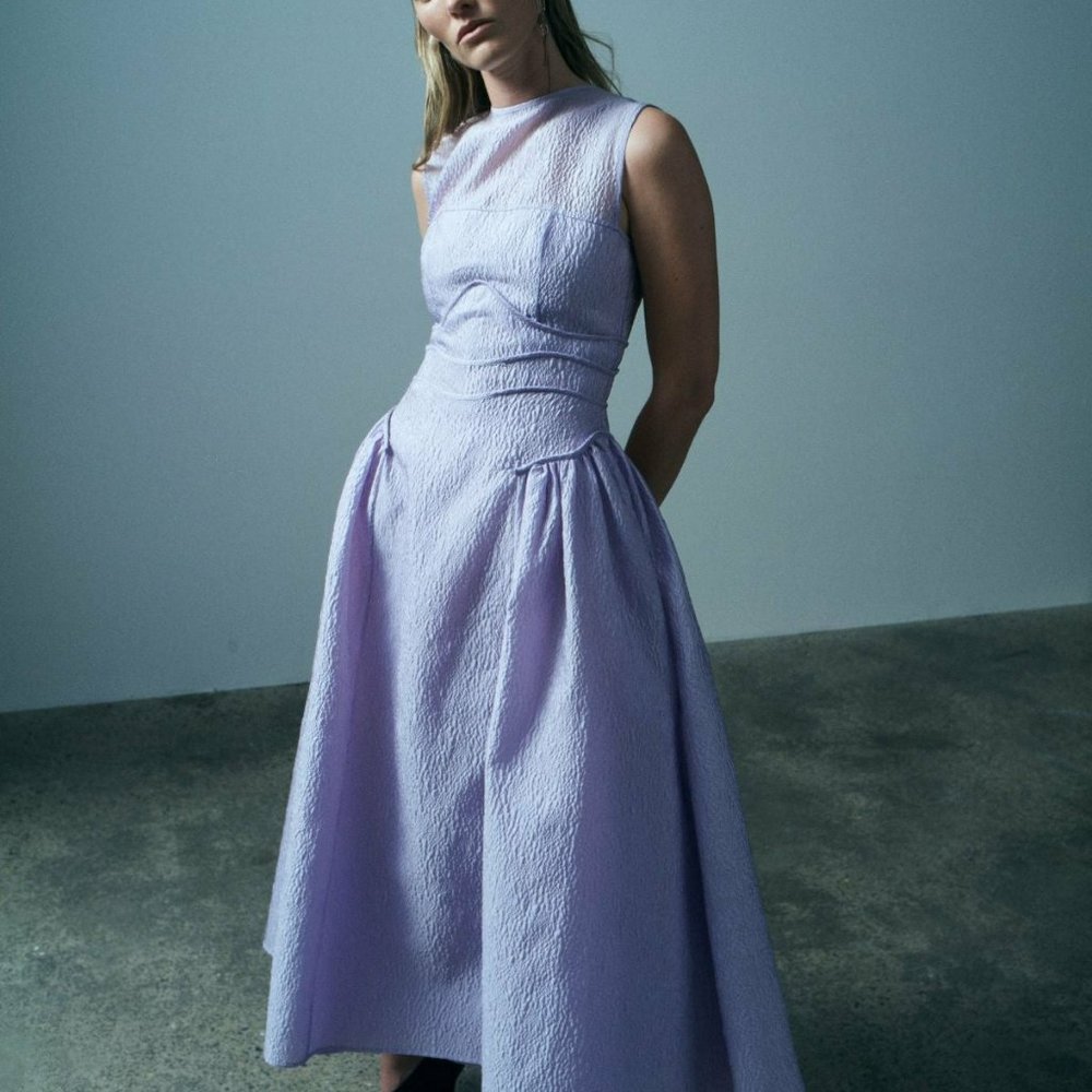 COPY - Rachel Gilbert - Sophia Dress - Purple AU1 / US4 - Picture 9 of 16